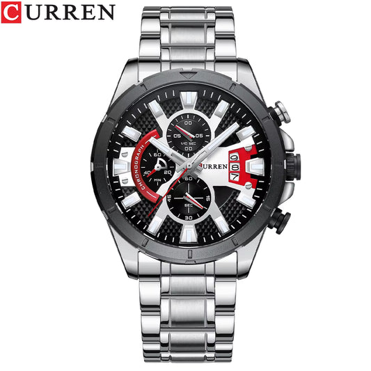 CURREN 8401 Men's Stainless Steel Watch