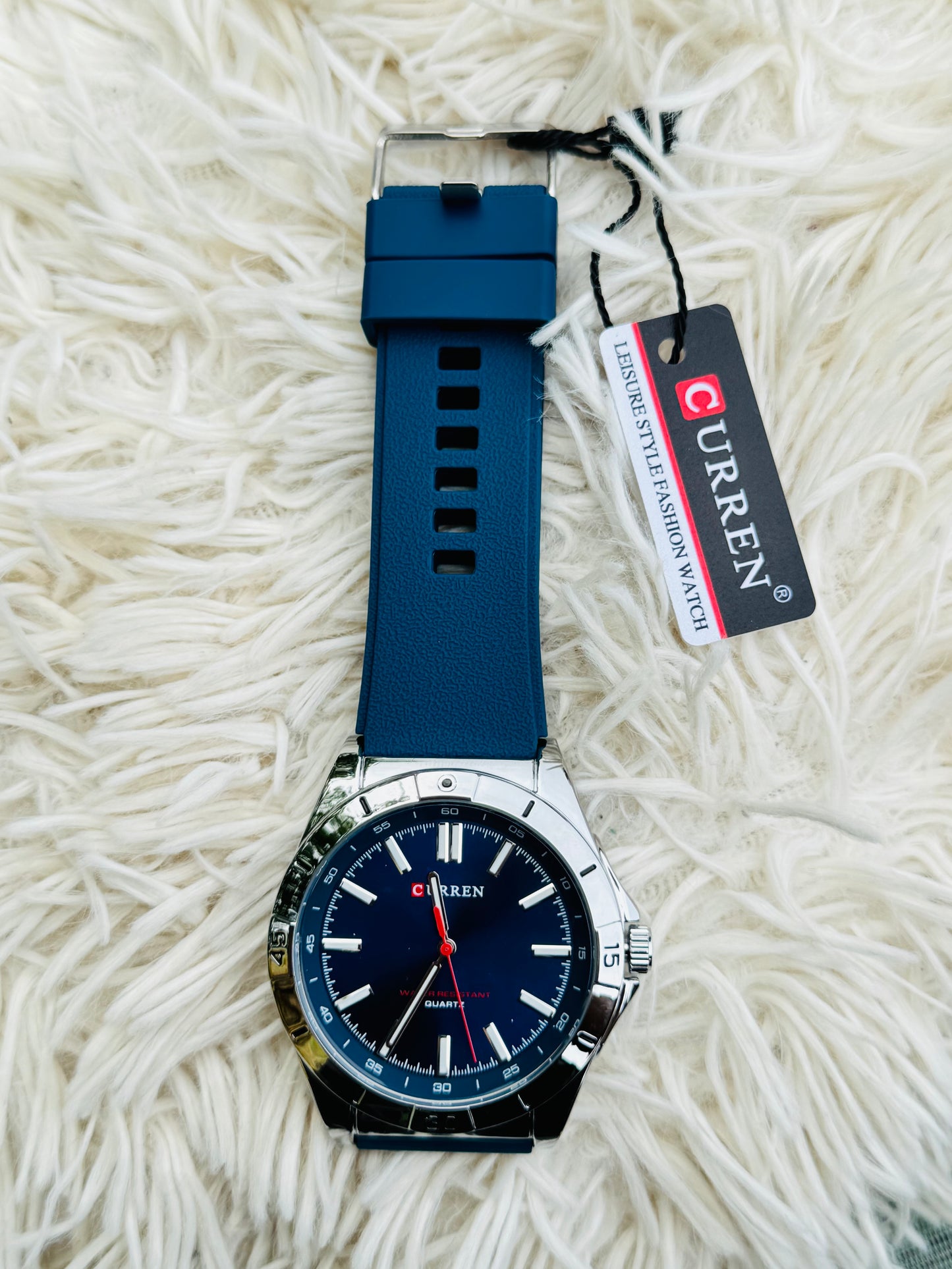 CURREN 8449 Watch for Men  Watch High Quality Silicone Strap, Waterproof
