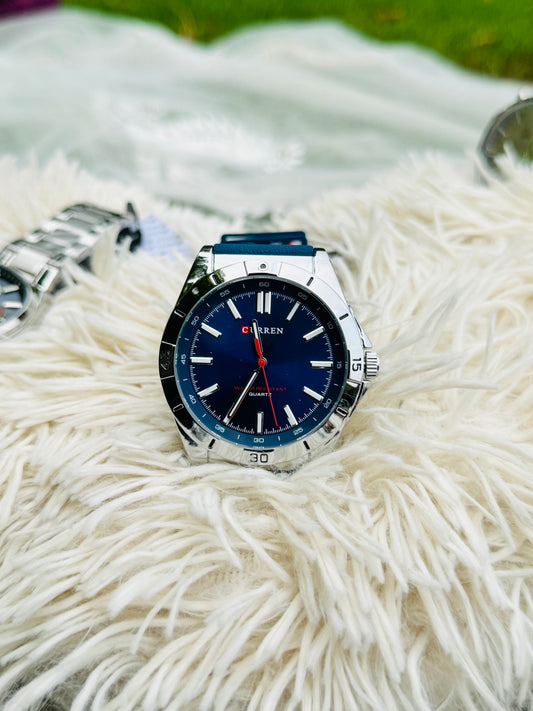 CURREN 8449 Watch for Men  Watch High Quality Silicone Strap, Waterproof