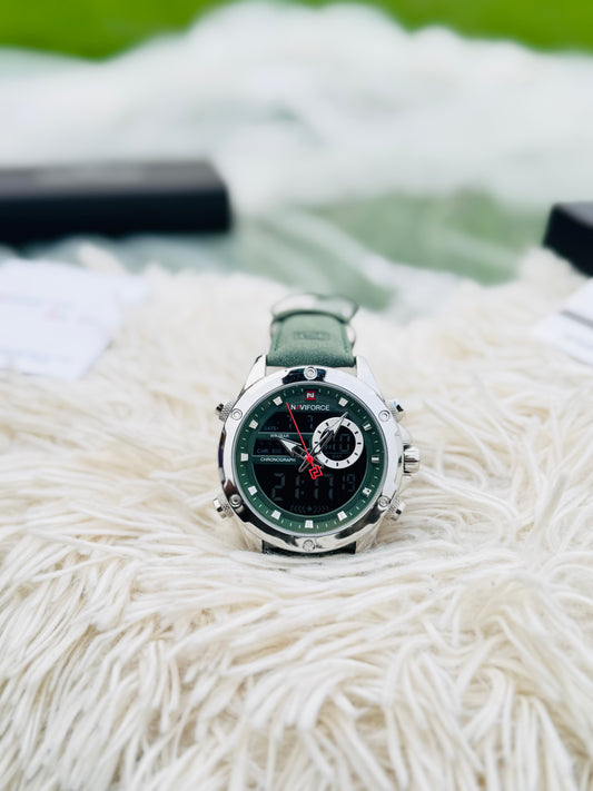 Top Quality Naviforce 9208 Mens Sports Relogio Masculino Digital Quartz Watch