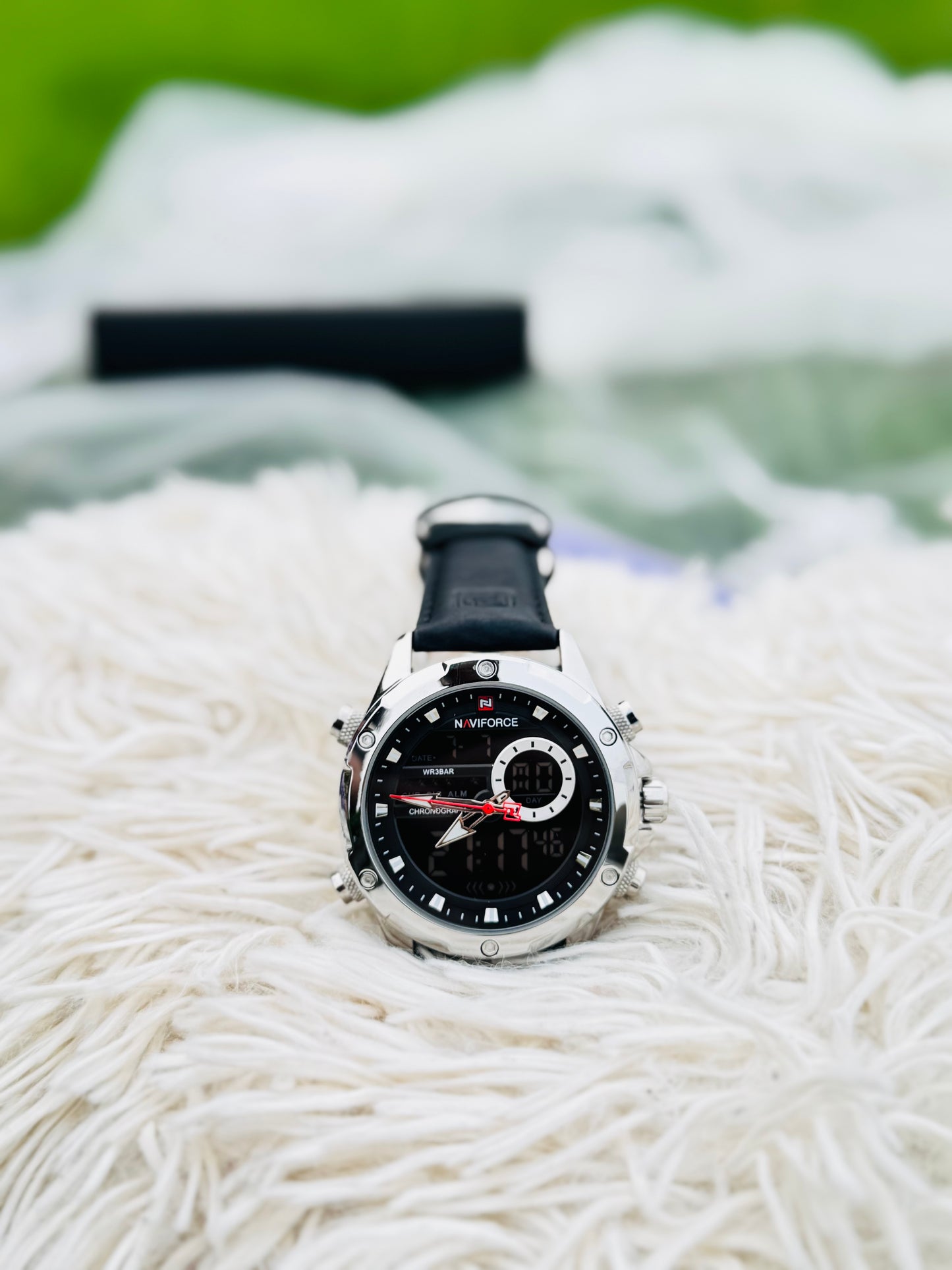 Hot Sale NAVIFORCE New 9208 Quartz Watches Men Casual Sports Chronograph Quartz Wrist Watch Waterproof Relojes Luxury Wristwatch