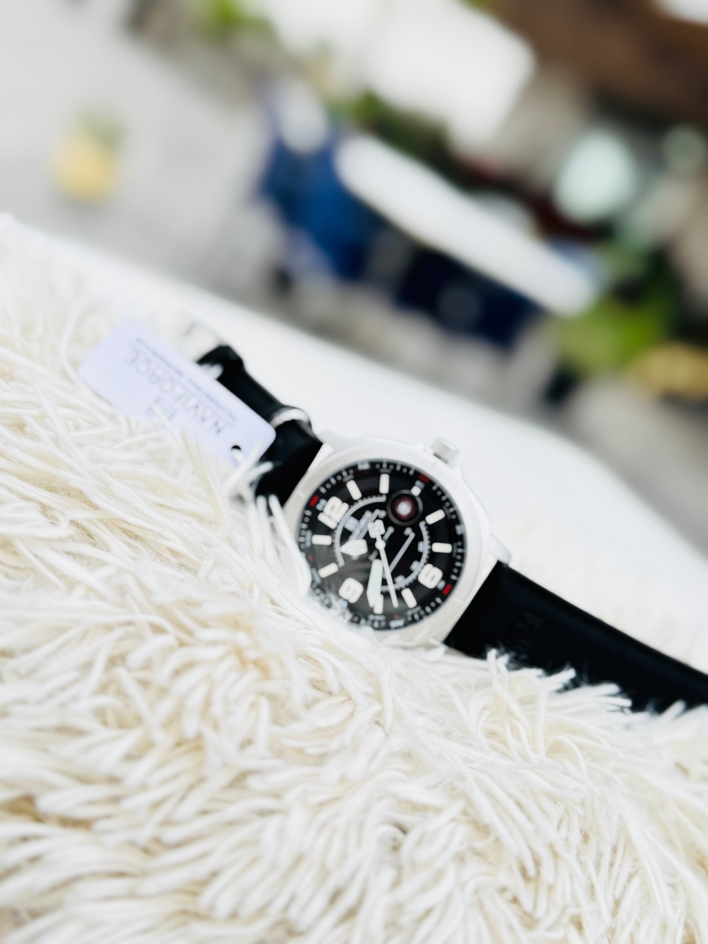 Hot Sale NAVIFORCE Men Quartz Waterproof Watches Top Brand Men Sport Watch High Quality Leather Band Wristwatch Reloj Hombre